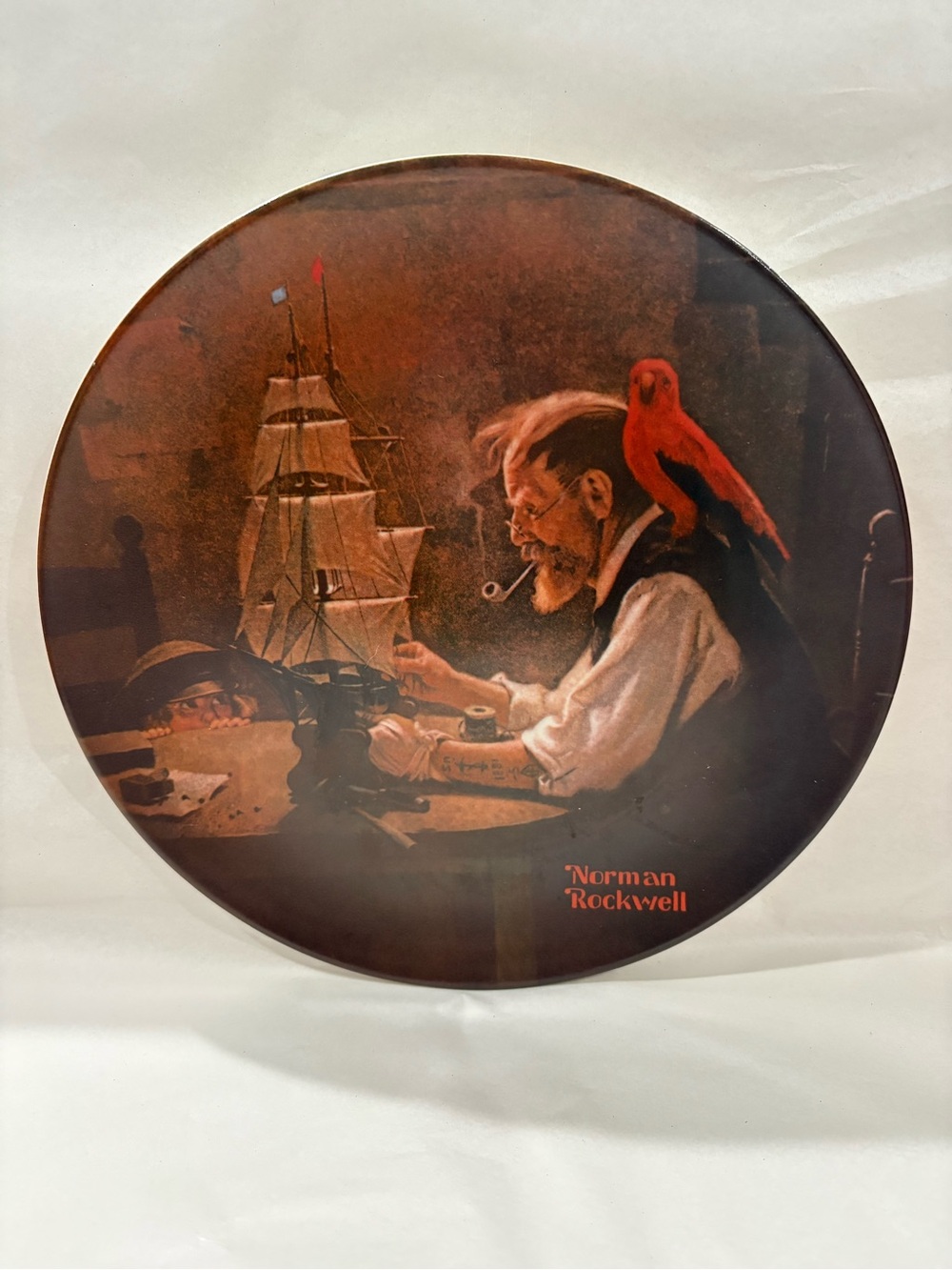 Norman Rockwell Collector Plate - ‘The Ship Builder’